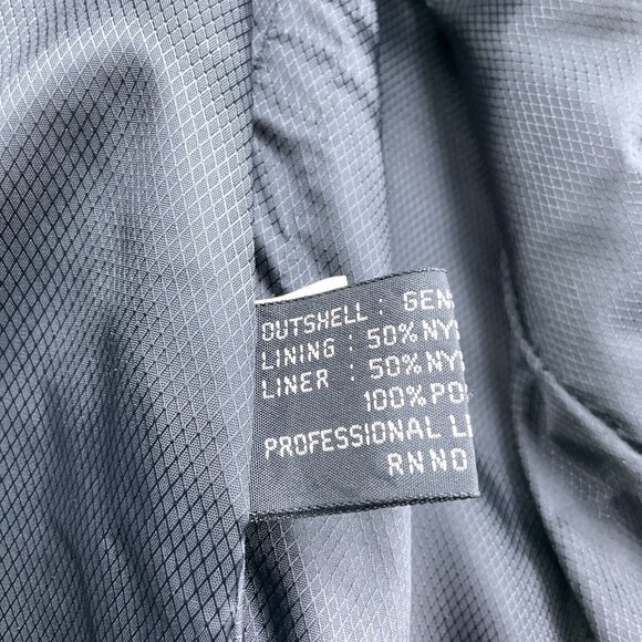 Adler Coat Women Medium Black Leather Logo Button Casual Everyday Jacket 90s VTG - Picture 5 of 12